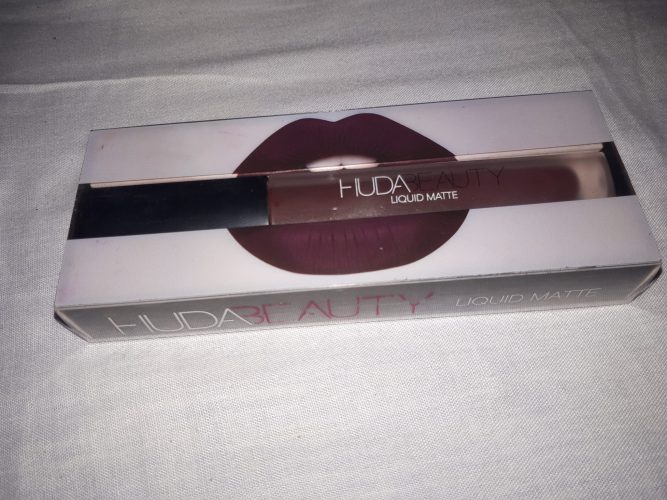 My all time favourite liquid lipstick- Huda Beauty Liquid matte